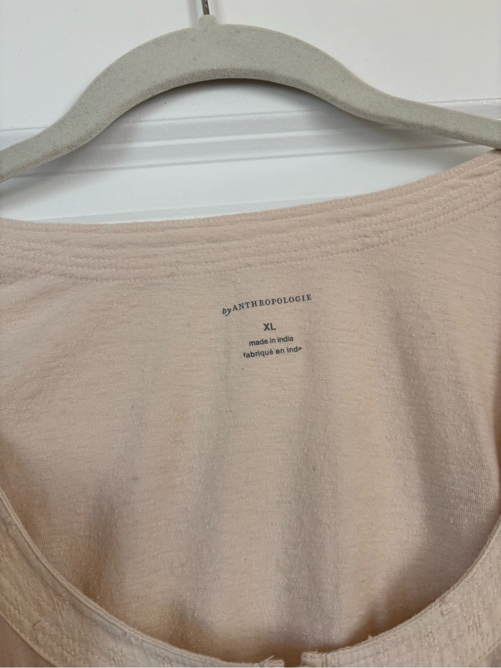 Anthropologie Embroidered Puff-Sleeve Top Size XL - Picture 7 of 9